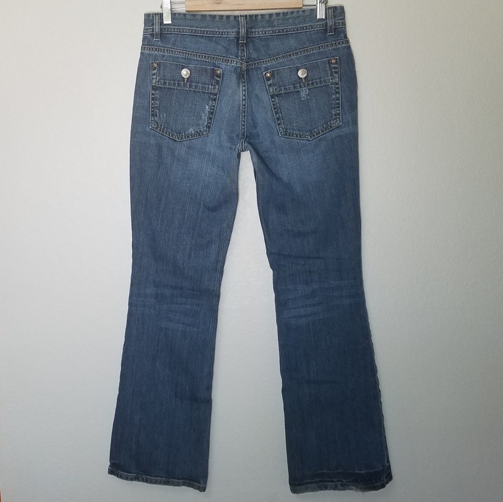 Banana Republic Premium Low Rise Boot Cut Jeans